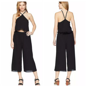 NWT Ali & Jay 2 Piece Halter Top And Culotte Set L